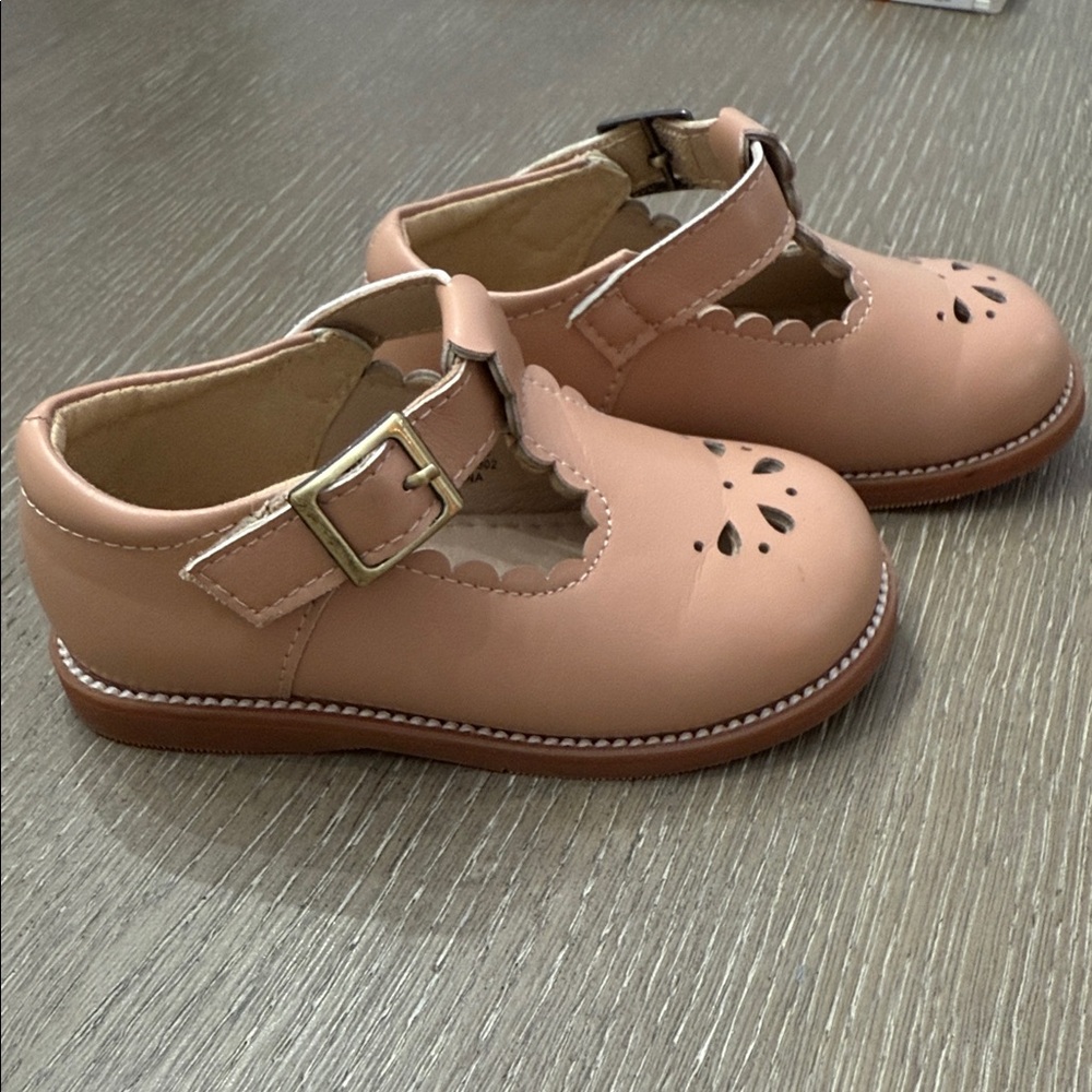 Felix & Flora Toddler School Shoes (Nude) - Picture 4 of 9